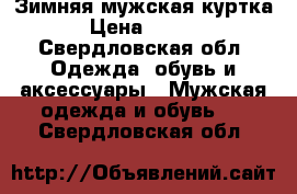 Зимняя мужская куртка  › Цена ­ 3 500 - Свердловская обл. Одежда, обувь и аксессуары » Мужская одежда и обувь   . Свердловская обл.